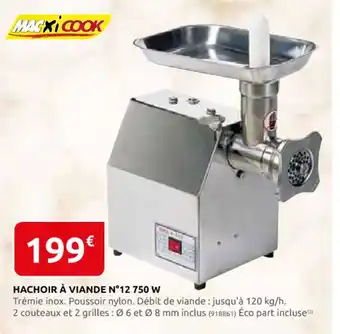 HACHOIR à VIANDE N°12 750 W