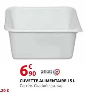 Rural Master CUVETTE ALIMENTAIRE 15 L offre