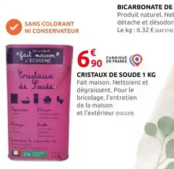 Rural Master CRISTAUX DE SOUDE 1 KG offre