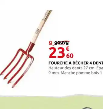 Rural Master FOURCHE À BÊCHER 4 DENTS offre