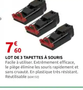 Rural Master LOT DE 3 TAPETTES À SOURIS offre