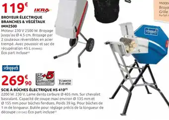 Rural Master SCIE À BÛCHES ÉLECTRIQUE HS 410(7) offre