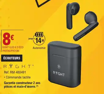 E.Leclerc ÉCOUTEURS offre