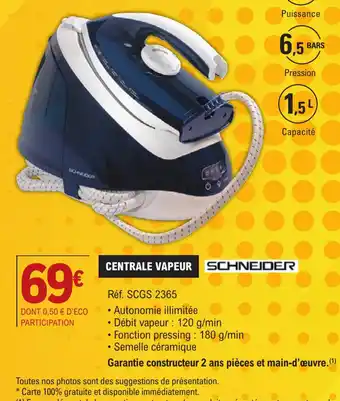 E.Leclerc CENTRALE VAPEUR offre
