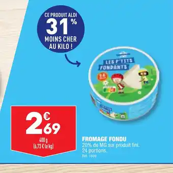 ALDI FROMAGE FONDU offre