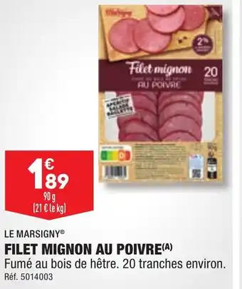 ALDI FILET MIGNON AU POIVRE offre