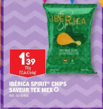 ALDI IBÉRICA SPIRIT CHIPS SAVEUR TEX MEX offre