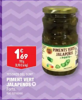 ALDI PIMENTS VERTS JALAPENOS offre