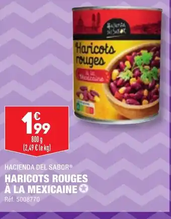ALDI HARICOTS ROUGES À LA MEXICAINE offre
