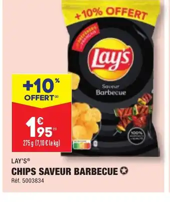 ALDI CHIPS SAVEUR BARBECUE offre
