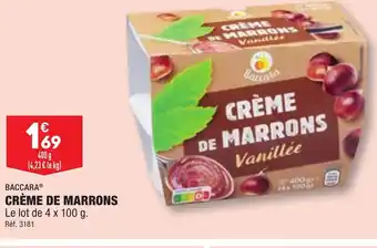 ALDI CRÈME DE MARRONS offre