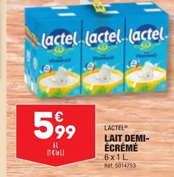 ALDI LAIT DEMI-ÉCRÉMÉ offre