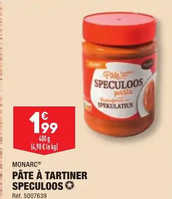ALDI PÂTE À TARTINER SPECULOOS offre