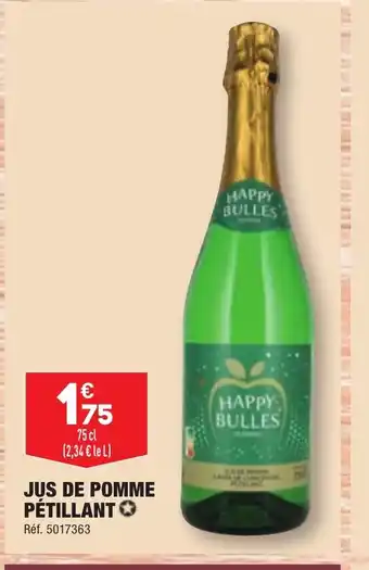 ALDI JUS DE POMME PÉTILLANT offre