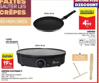 ALDI CRÊPIÈRE ÉLECTRIQUE offre