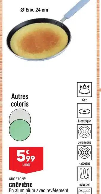 ALDI CRÊPIÈRE offre