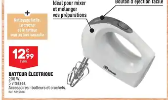 ALDI BATTEUR ÉLECTRIQUE offre