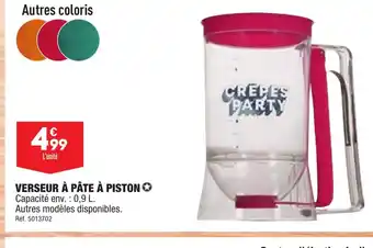 ALDI VERSEUR À PÂTE À PISTON offre