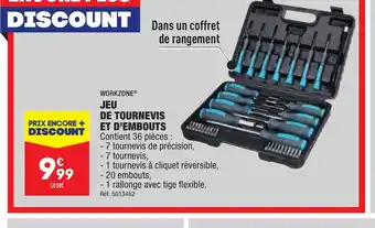 ALDI JEU DE TOURNEVIS ET D'EMBOUTS offre