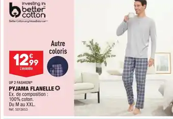 ALDI PYJAMA FLANELLE offre