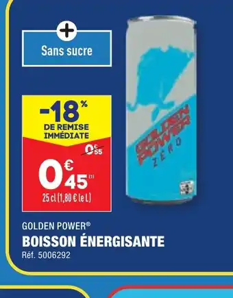 ALDI BOISSON ÉNERGISANTE offre