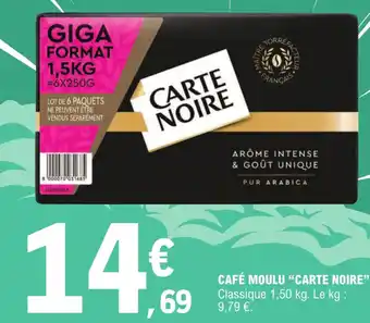 E.Leclerc Express CAFÉ MOULU "CARTE NOIRE offre