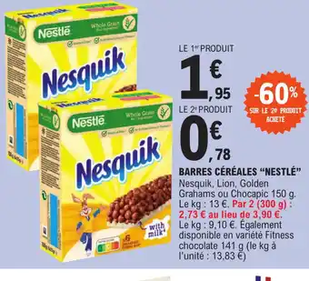 E.Leclerc Express BARRES CÉRÉALES "NESTLÉ offre