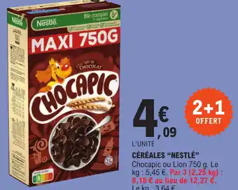 E.Leclerc Express CÉRÉALES "NESTLÉ offre