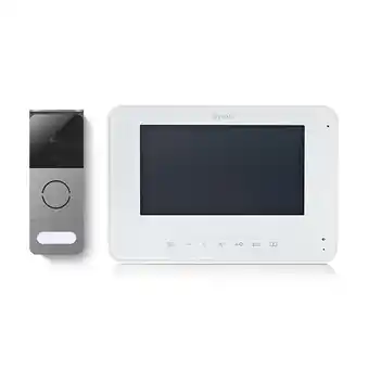 Interphone audio-vidéo infrarouge 2 fils 17.8cm dic-24312