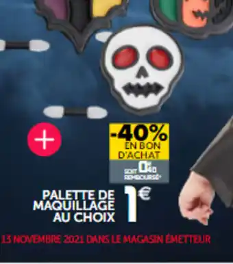 Gifi Palette e Maquillage Au Choix offre