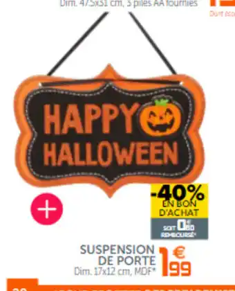 Gifi Suspension De Porte offre