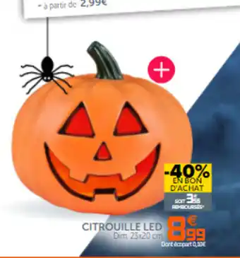 Gifi Citrouille Led offre
