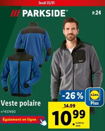 Lidl Veste polaire offre