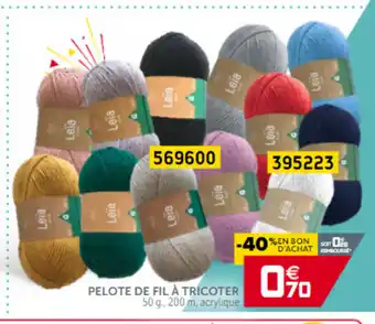 Gifi Pelote De Fil A Tricoter offre