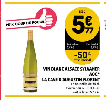 Supeco Vin Blanc Alsace Sylvaner Aoc* La Cave D'augustin Florent offre