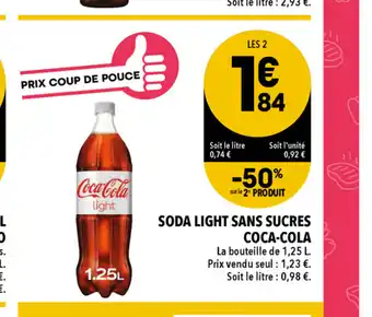 Supeco Soda Light Sans Sucres Coca-Cola offre
