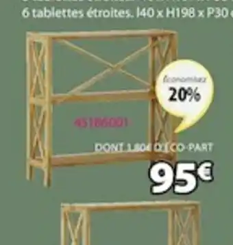 JYSK 3 Tablettes étroites offre