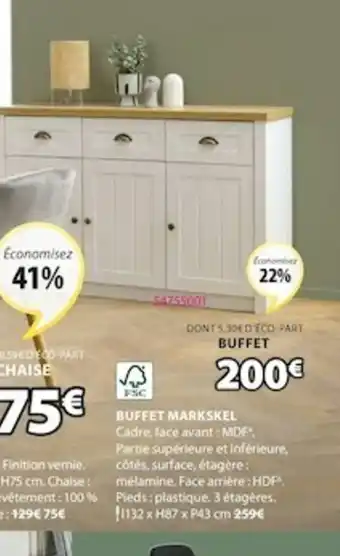 JYSK Buffet Markskel offre