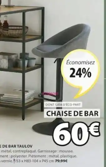 JYSK Chaise De Bar offre