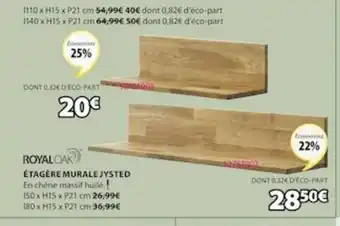 JYSK étagére Murale Jysted offre