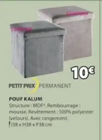 JYSK Pouf Kalum offre