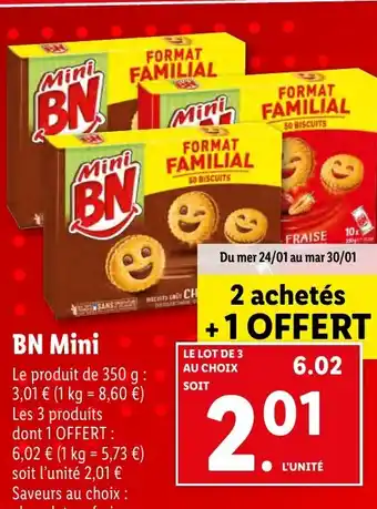 Lidl BN Mini offre