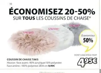 JYSK Coussin De Chaise Taks offre