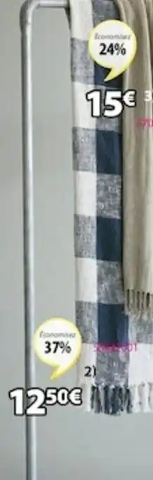 JYSK Plaid En Tissu Mollentonne Hagtorn offre