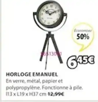 JYSK Horloge Emanuel offre