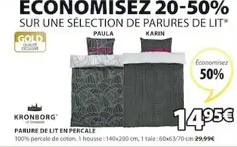 JYSK Parure de Lit En Percale offre