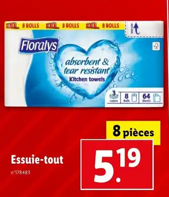 Lidl Essuie-tout offre