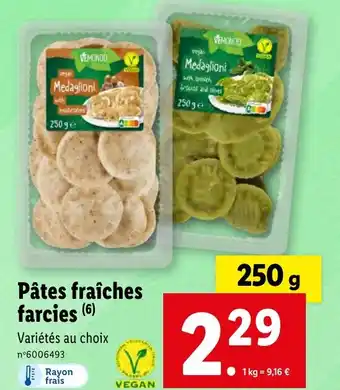 Lidl Pâtes fraîches farcies (6) offre