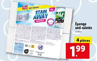Lidl Éponge anti saletés offre