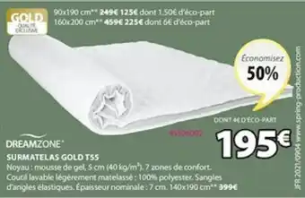 JYSK Surmatelas Gold offre
